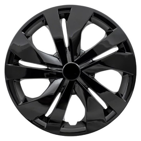Coast2Coast 15", 5 Split Spoke, Gloss Black, Plastic, Set Of 4 IWC53515BLK